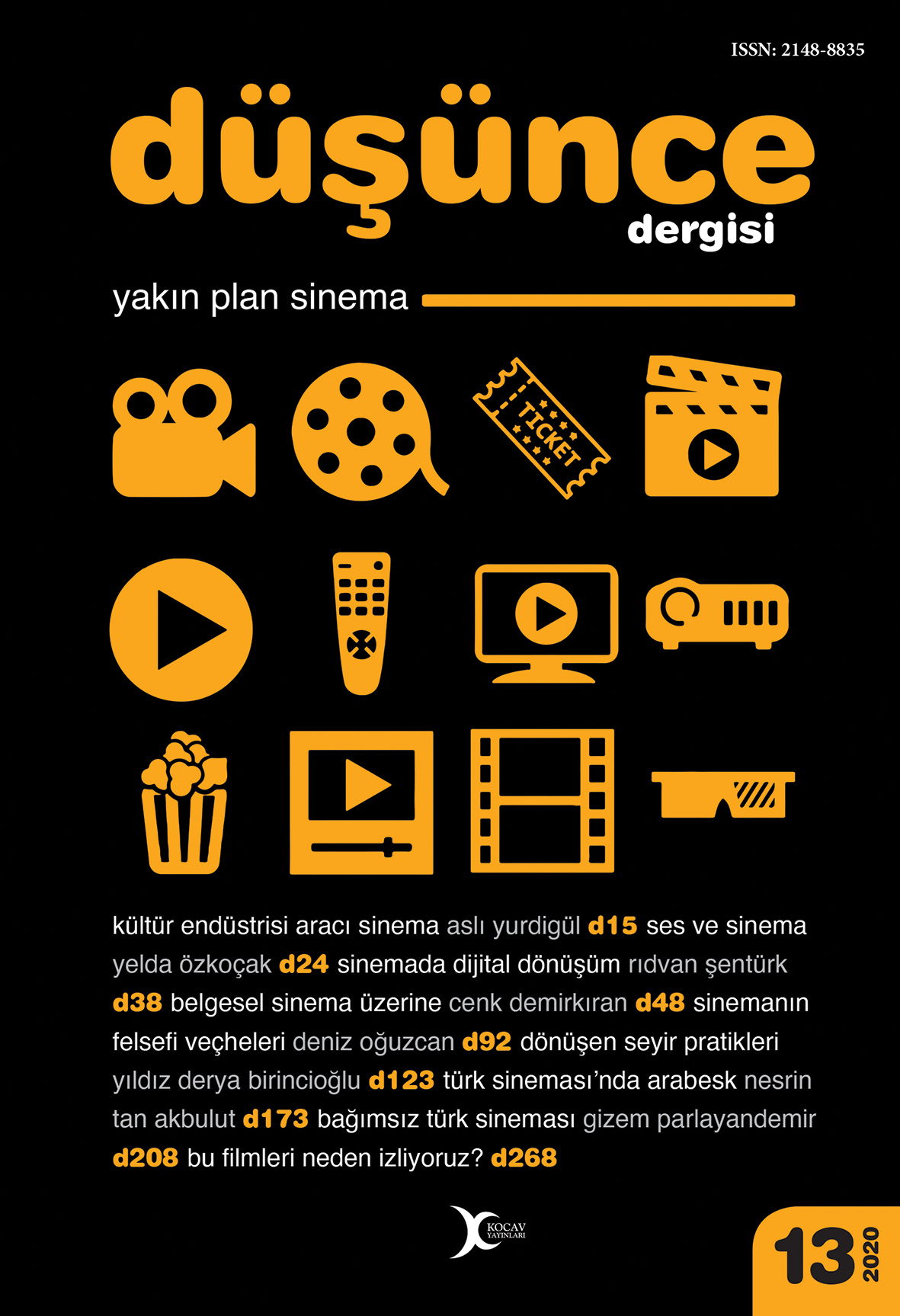 Düşünce Dergisi Sayı 13 Sinema