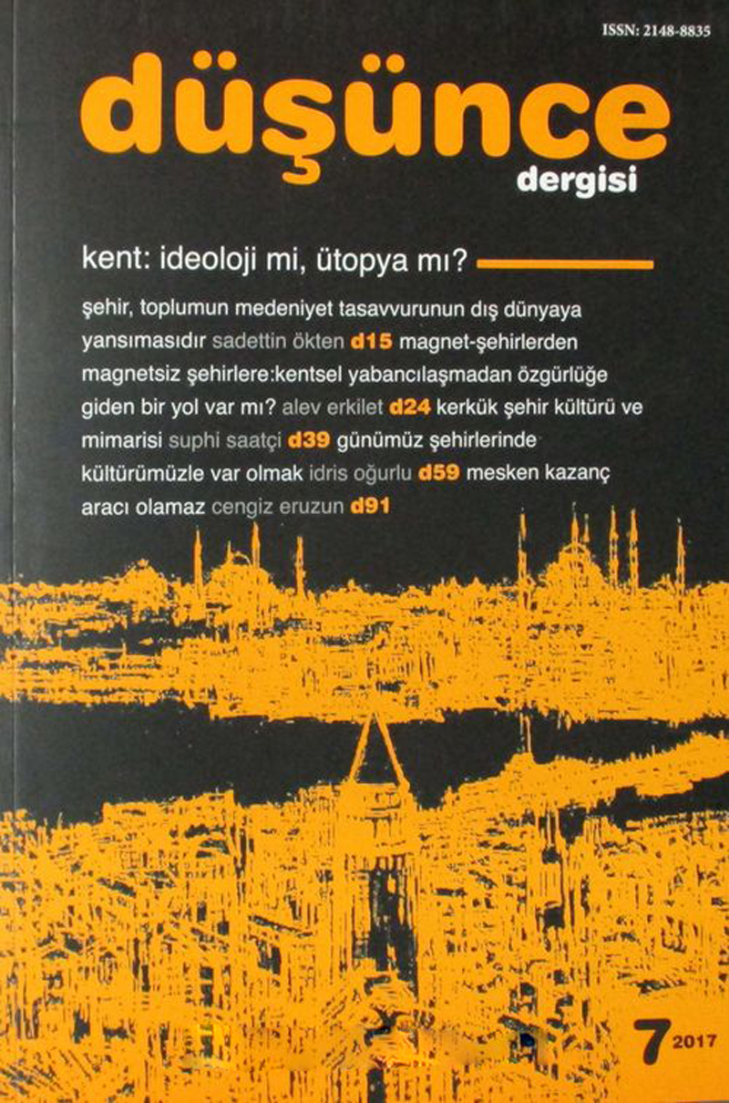 Düşünce Dergisi Sayı 7 Kent