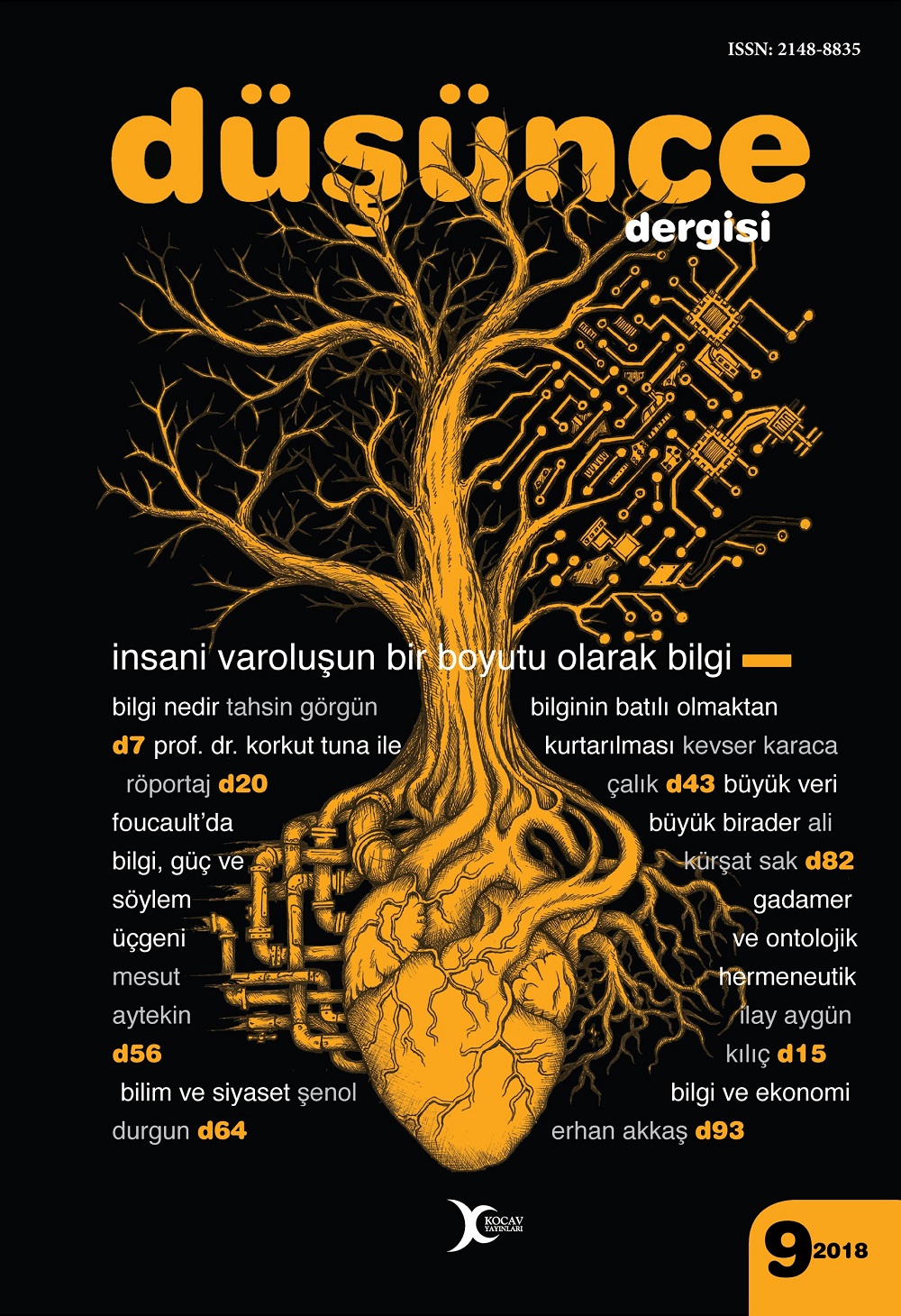 Düşünce Dergisi Sayı 9 Bilgi