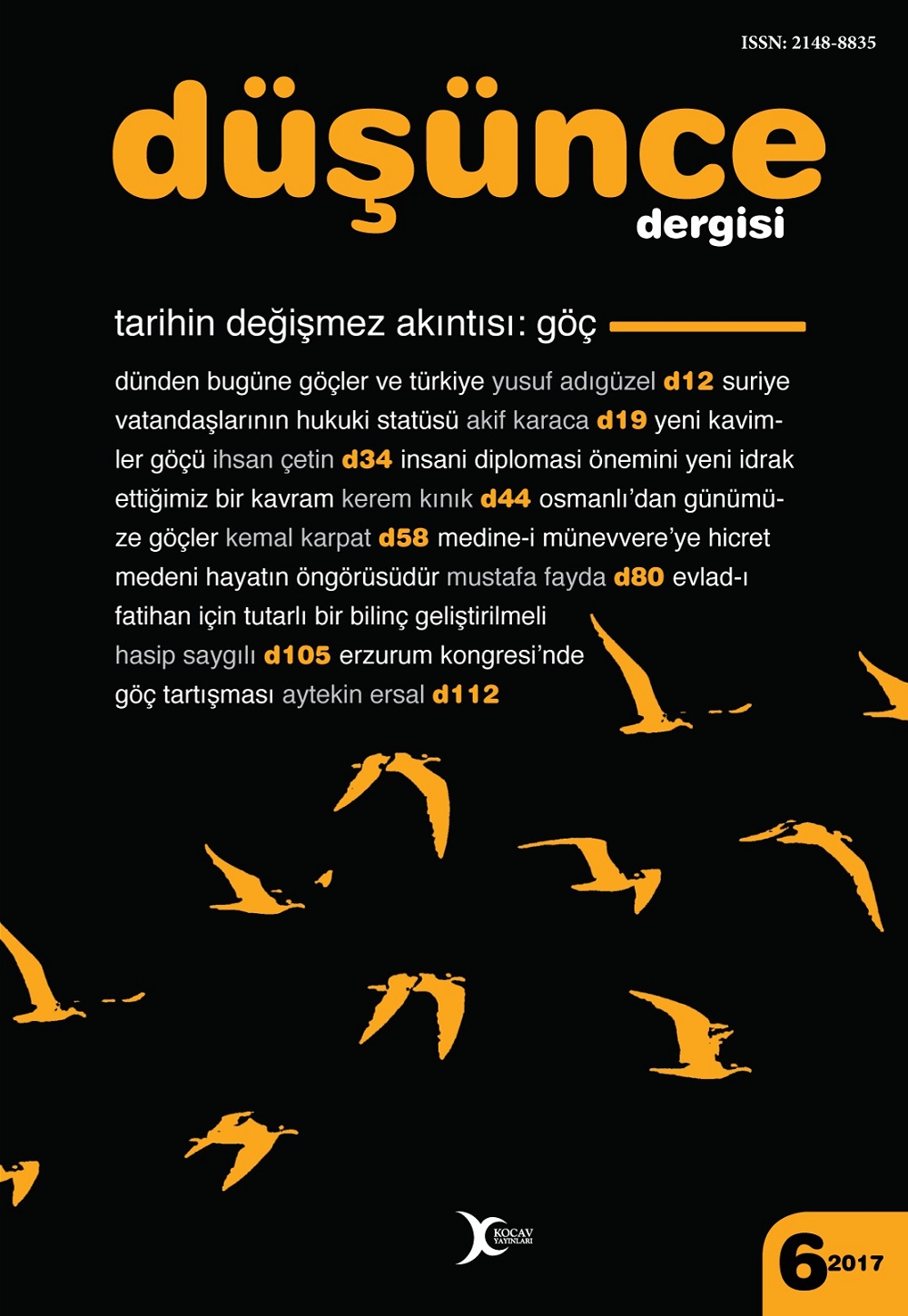 Düşünce Dergisi Sayı 6 Göç